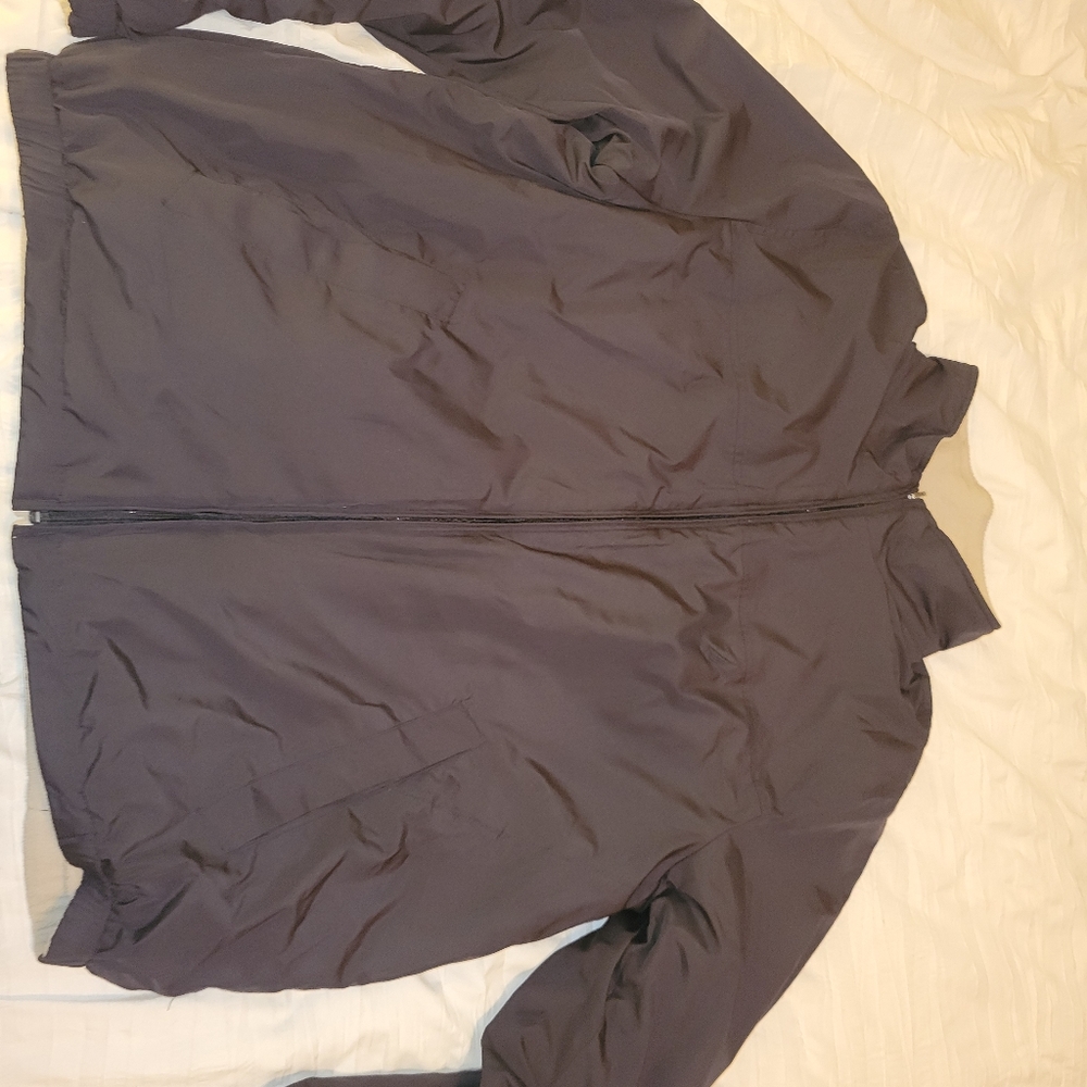 Nautica black jacket with fleece interior never worn large